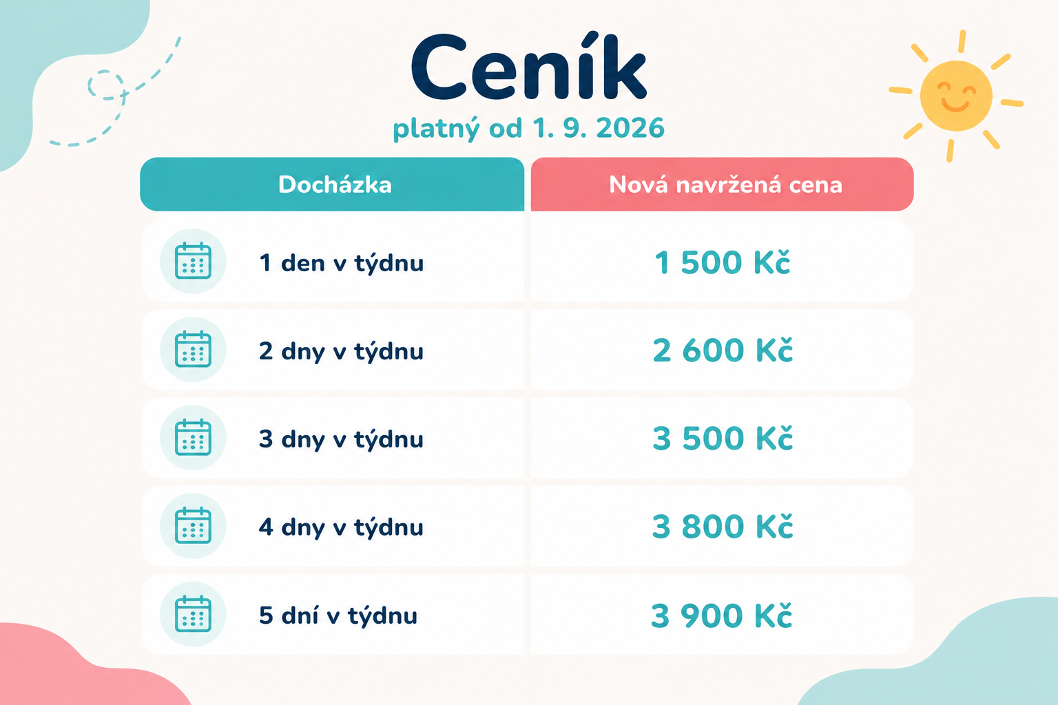 Ceník